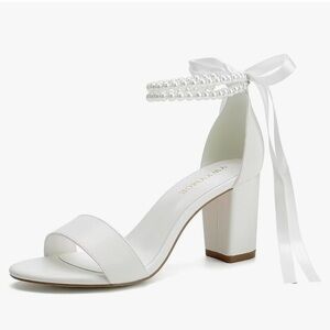 Ivory Pearl Bridal Heels